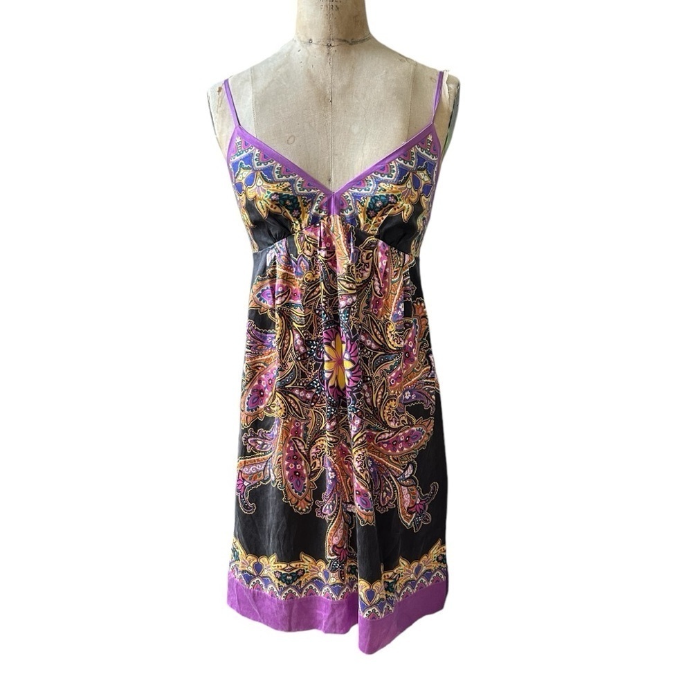 ECI New York vintage slip dress size 4 silk blend whimsigoth fairy fairycore Y2k